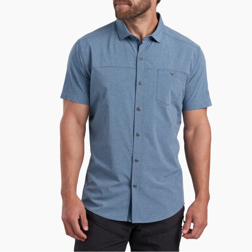 Kuhl men’s shirt size Large OPTIMIZR short sleeve tapered fit shirt